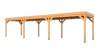 Douglas overkapping, 302 x 1164 cm Verando, Origin